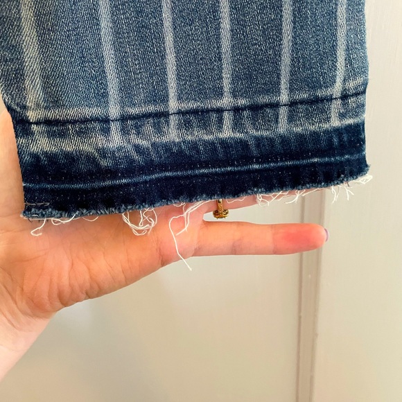 NEW Express Ankle Leggings, Mid-Rise Pinstripe Stretch Jeans - Picture 7 of 13